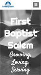 Mobile Screenshot of firstbaptistsalem.org